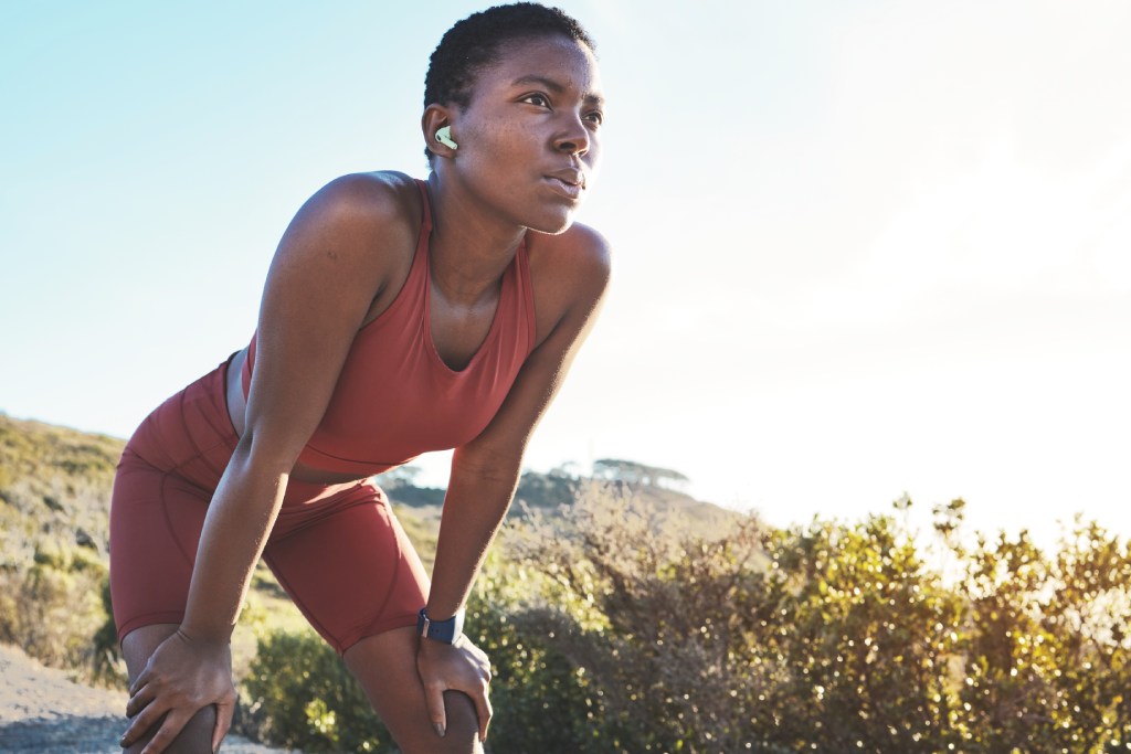 runner resting after good running workout