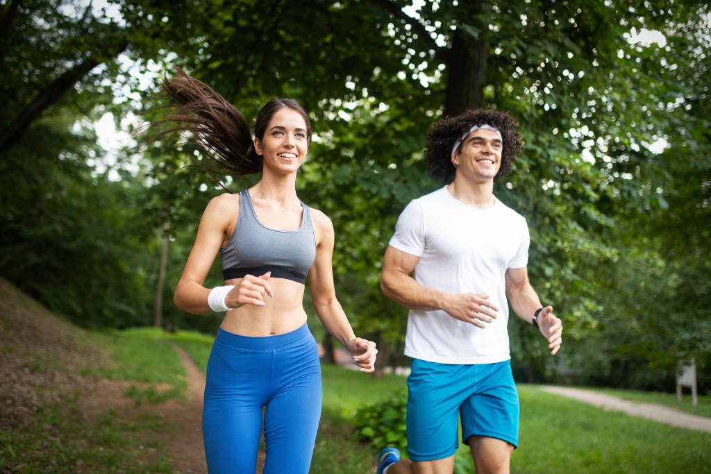 a couple of runners who run every day